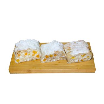 Barackos túrós rétes