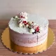 Fehércsokis epres torta 20 szeletes