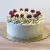 Fehércsokis málnás pisztácia torta 20 szeletes