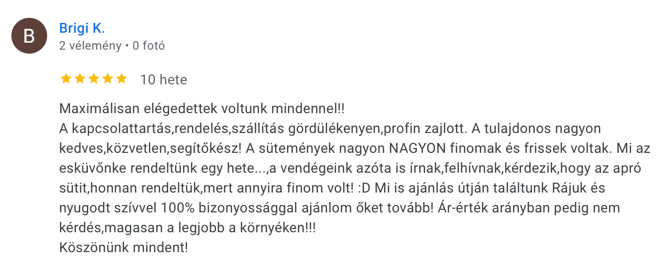 Esküvői vélemény 3