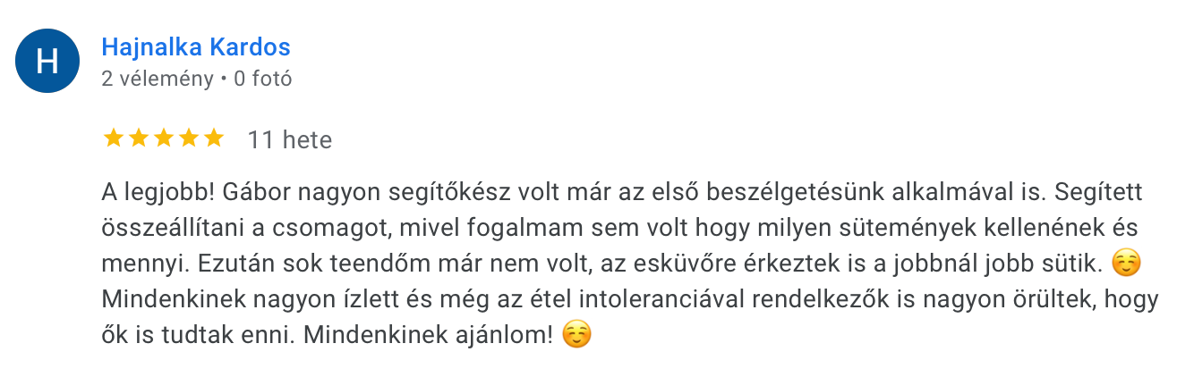 Esküvői vélemény 5
